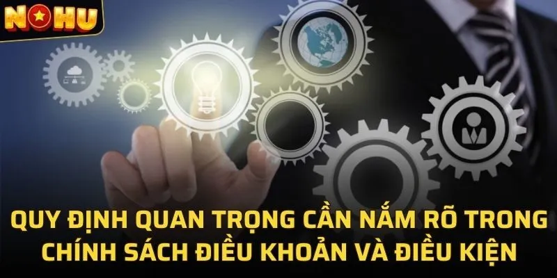 Quy định quan trọng cần nắm rõ trong chính sách điều khoản và điều kiện